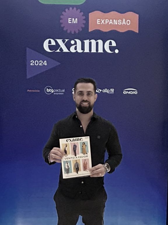 Caiube no evento Exame Negócios em Expansão 2024